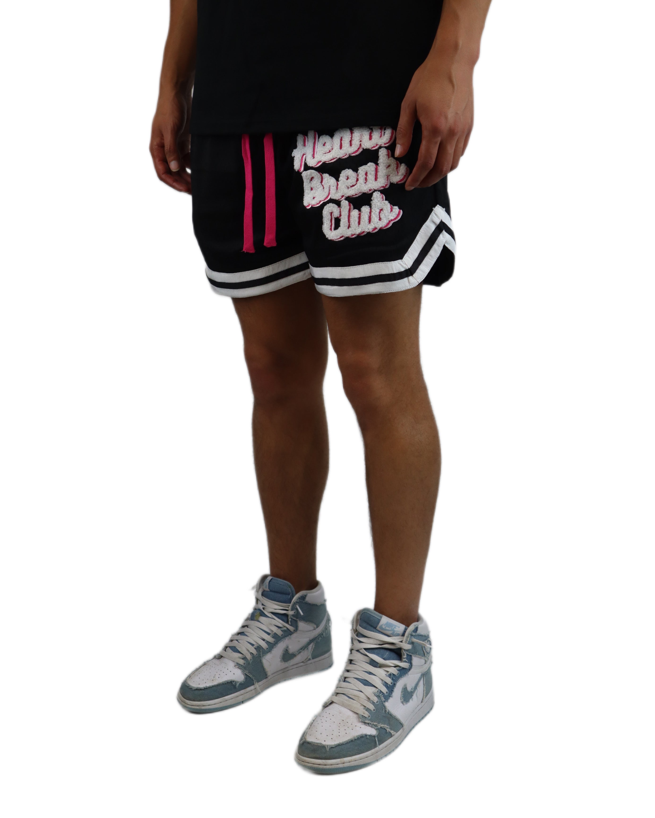 HEARTBREAKCLUB | MESH SHORTS BLACK