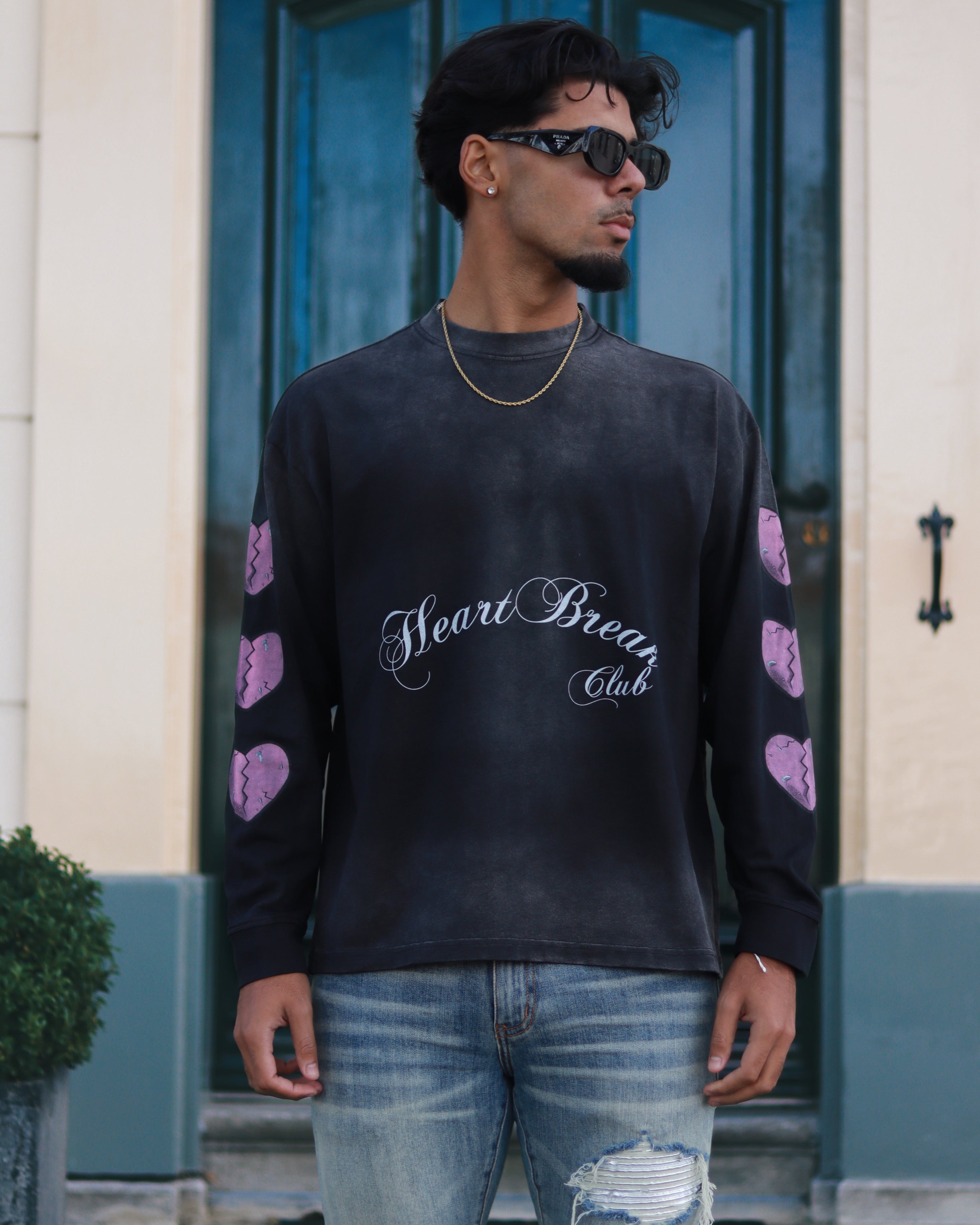 HEARTBREAKCLUB VINTAGE LONG SLEEVE - WASHED