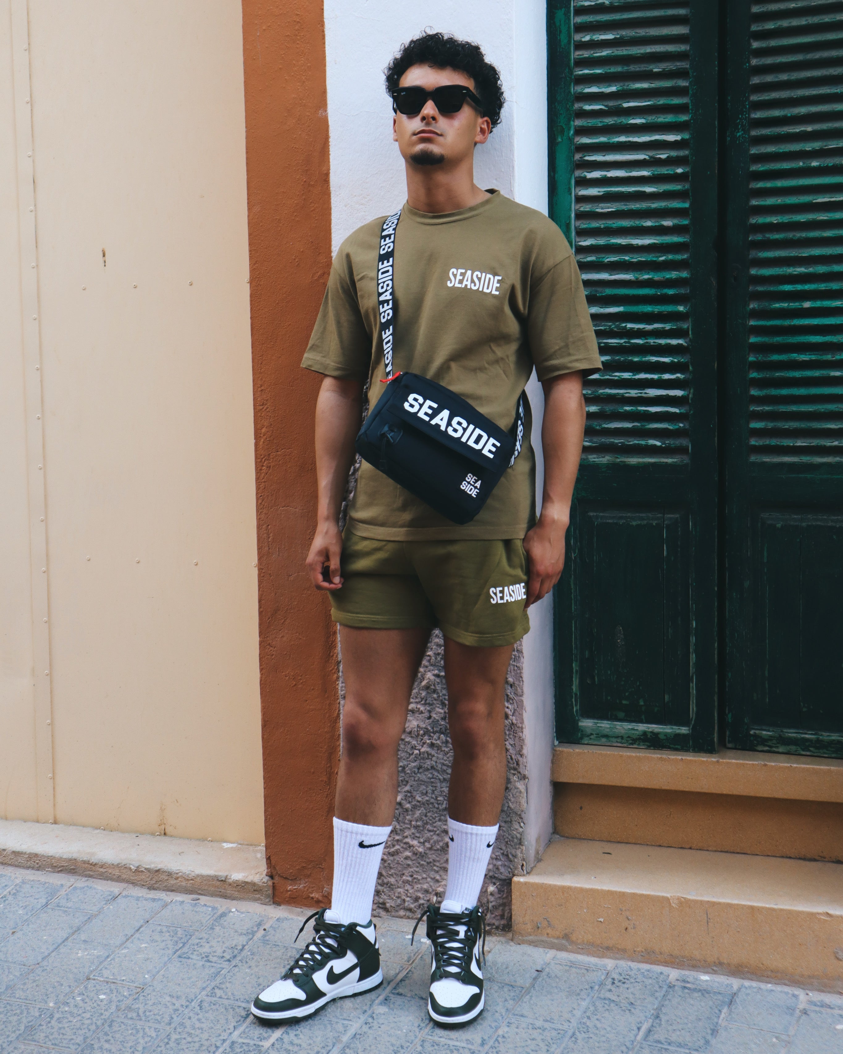 Seaside Esntls T-shirt Khaki Green