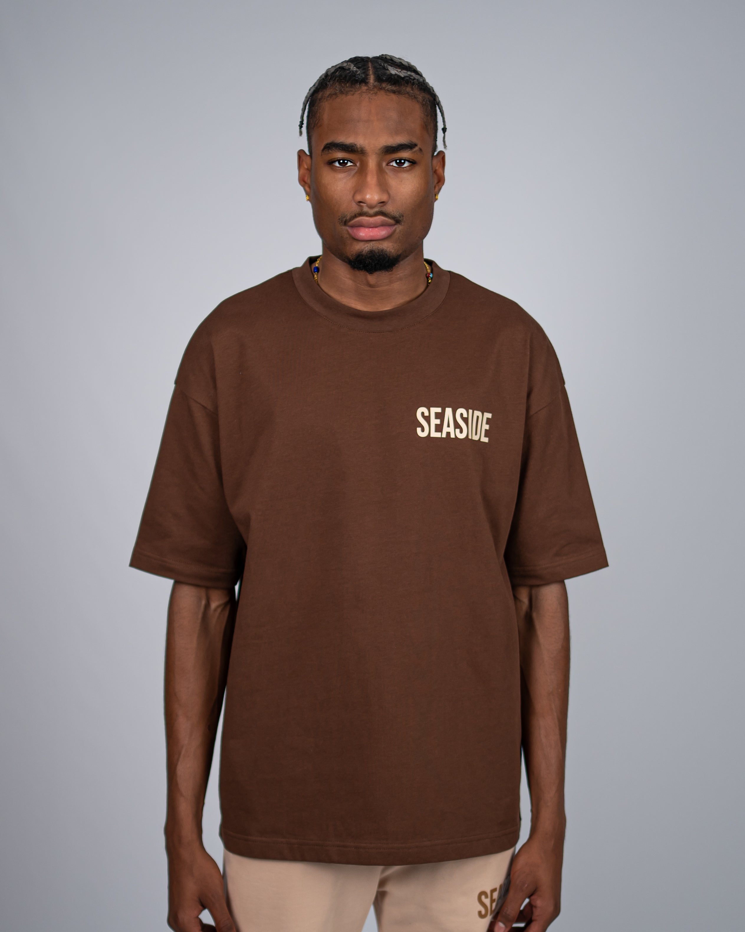 Seaside Esntls T-shirt Brown