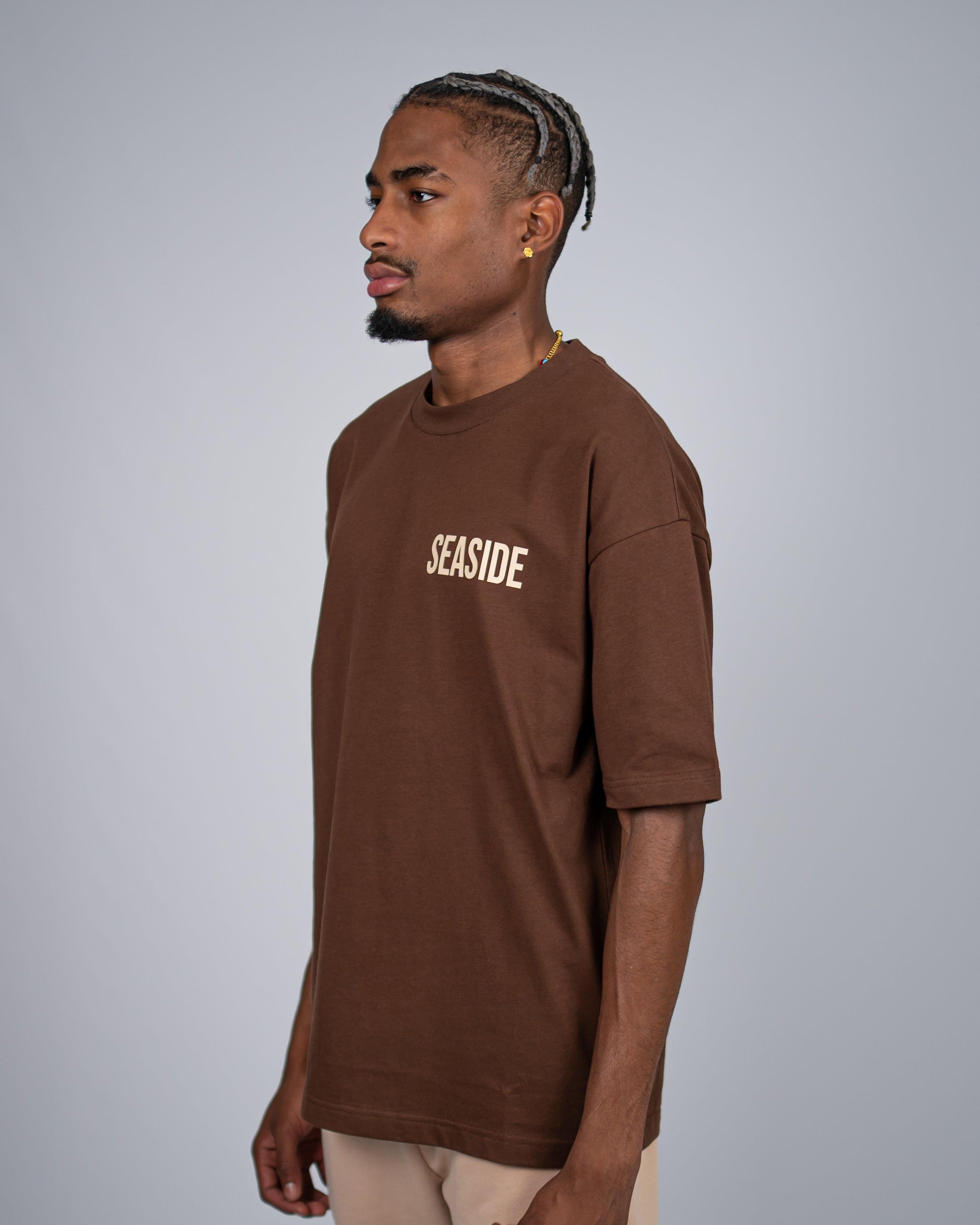 Seaside Esntls T-shirt Brown